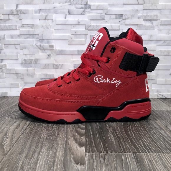 Ewing 33 Hi Red & Black OG VNDS With OG Box - Picture 8 of 16